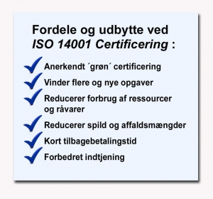 ISO 14001 Certificering – Udbytte og fordele for virksomheden